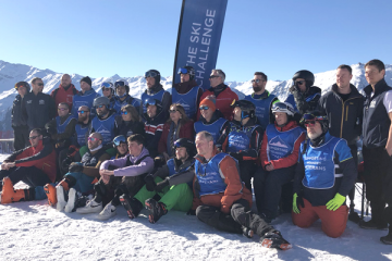 Group of people in the snow