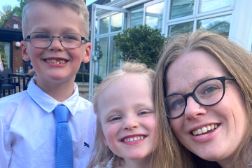 Amanda and her children