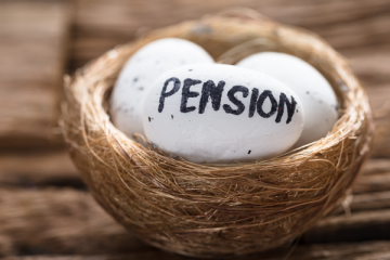 Pension - eggs in a nest