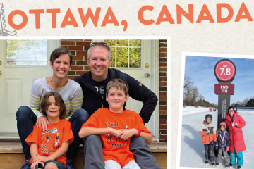 Postcard - Jim, Clare, Theo and Alice